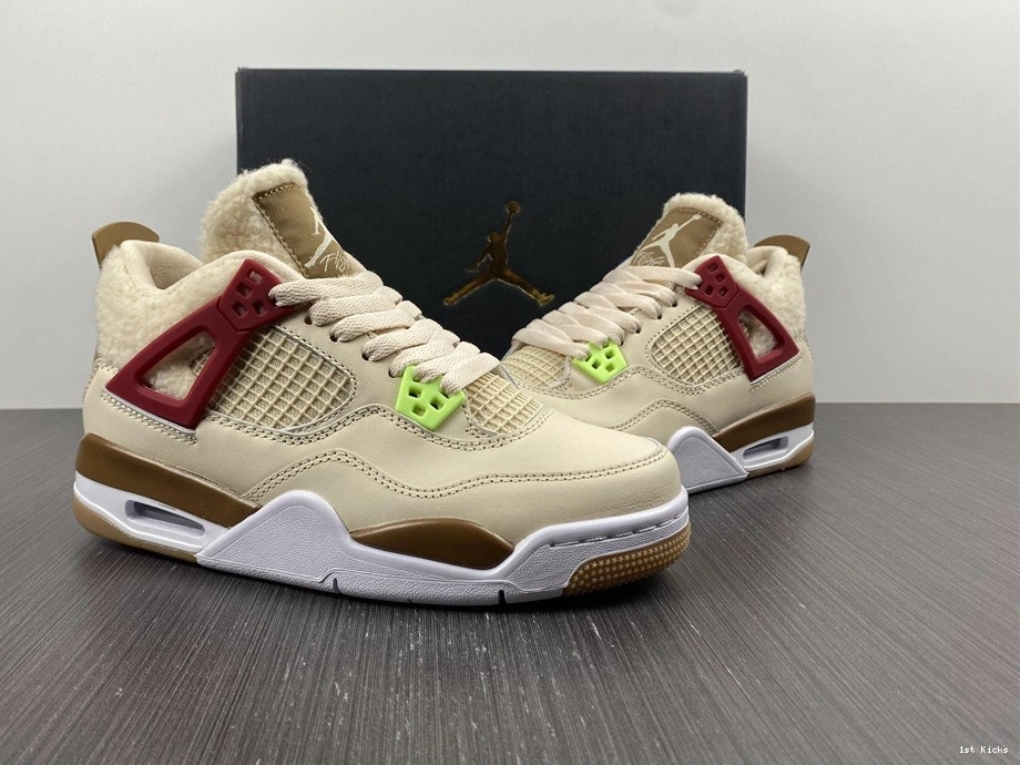 4 DC0790-103 Jordan Blue Shoes Beige Blue Air Retro Red 1204